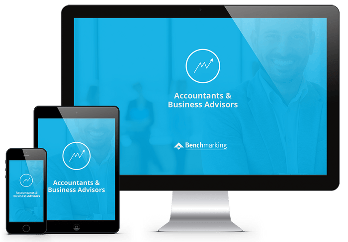 Accountants and Business Advisors Benchmarking, for computer, phone and tablet.