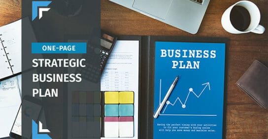 one page strategic business plan TEMPLATE